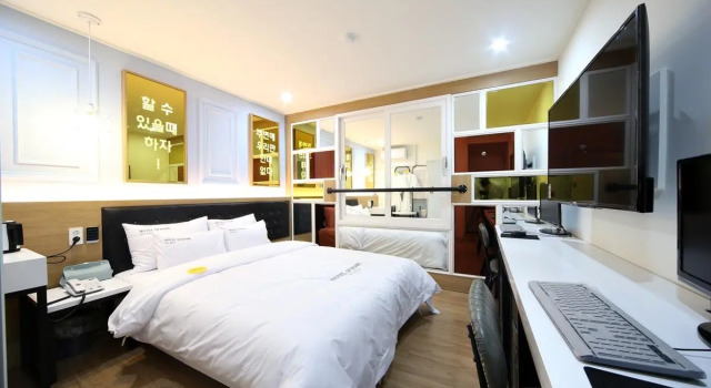 Двухместный номер Deluxe HOTEL Yeogiuhtte Gwangju Baek Un