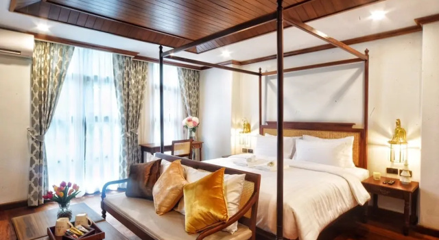 Двухместный номер Luxury с балконом De Manor Chiang Mai Hotel