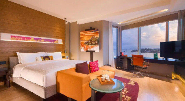 Двухместный номер Standard Hotel Indigo Xiamen Harbour by IHG-Enjoying the Sea View of Kulangsu
