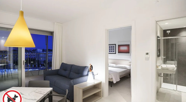 Апартаменты Prestige c 1 комнатой с балконом и с видом на море Isaresidence Holiday Resort