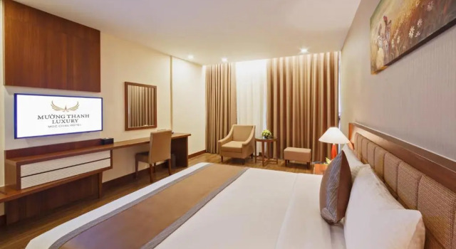 Номер Deluxe Muong Thanh Luxury Moc Chau Hotel