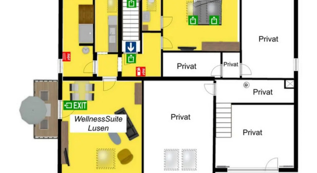 Люкс Grand Suit & Frühstück Zum Latschen