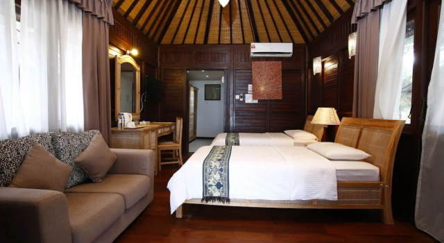 Двухместное шале с видом на море Sutera at Mantanani Island Resort & Spa