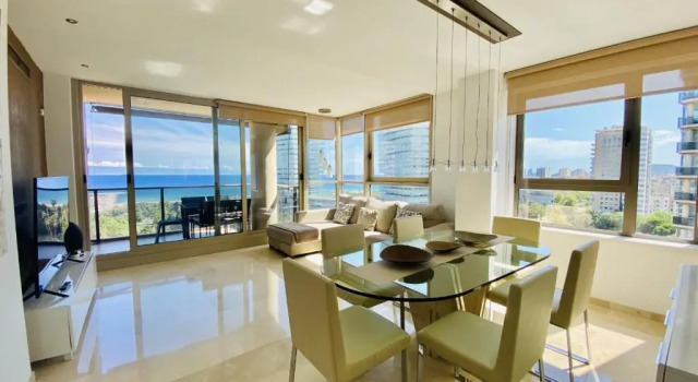 Апартаменты с 4 комнатами с видом на море Akira Flats Diagonal Mar Apartments