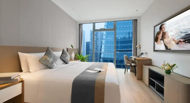 Апартаменты Deluxe с 2 комнатами Somerset Gaoxin Chengdu
