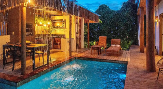 Коттедж с 4 комнатами Casa Araçá Trancoso - Cascata próximo à praia