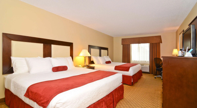 Четырёхместный номер Standard Best Western Macomb Inn