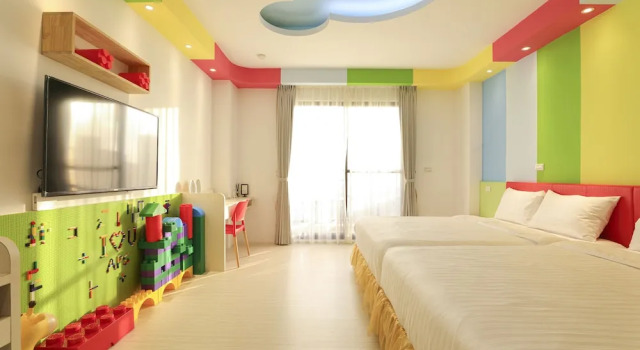 Четырёхместный номер Standard с балконом и с видом на океан Shiguang B&B