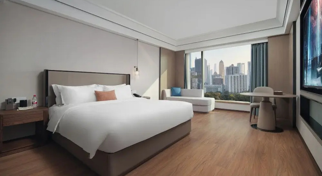 Двухместный номер Standard с видом на город Отель Mehood Lestie (Guangzhou East Railway Station Tianhe Sports Center)