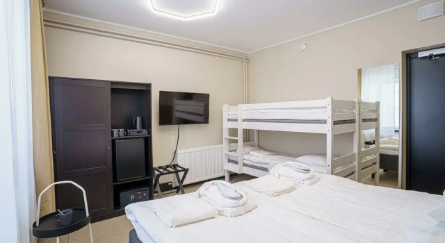 Четырёхместный номер Deluxe SawoHostel