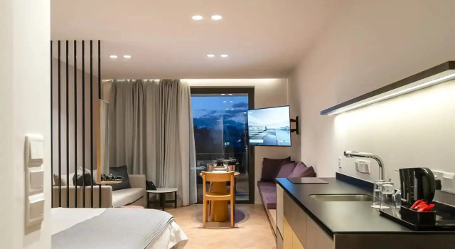 Двухместный семейный люкс Deluxe с видом на город Alinea Suites Limassol Center