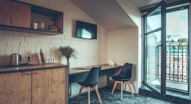 Двухместный номер Standard с красивым видом из окна LOFT INN Vilnius