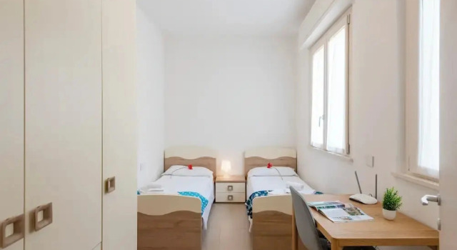 Семейный люкс с 2 комнатами с балконом La Suite 2 Ondina Viareggio 200m from sea