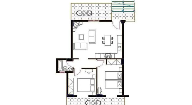 Апартаменты с 2 комнатами seafront Punda 4 Seasons
