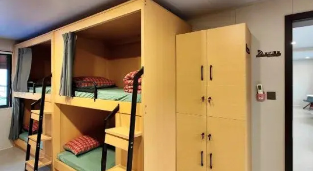 Кровать в общем номере (женский номер) Shiyoubajiu Homestay