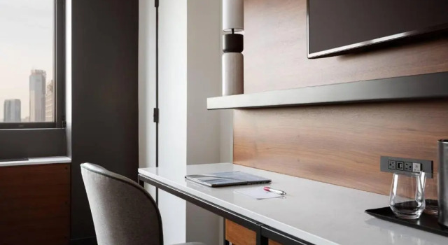 Двухместный room Deluxe New York Marriott Downtown