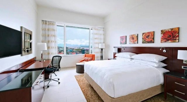 Executive Tweepersoonskamer uitzicht op de stad Guyana Marriott Hotel Georgetown
