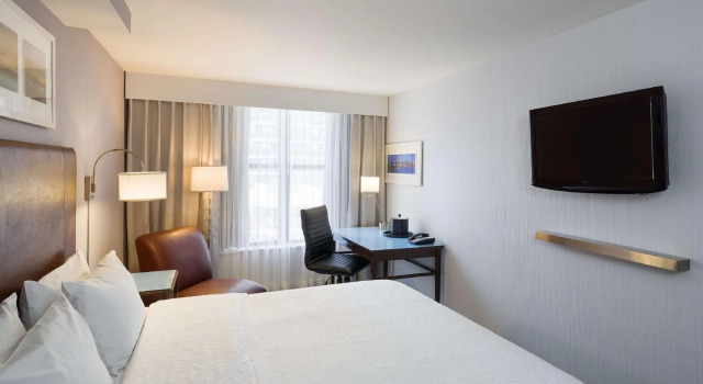 Двухместный номер Hampton Inn Seaport Financial District