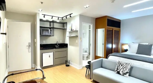Студия Quarto de hotel Al Campinas Av Paulista