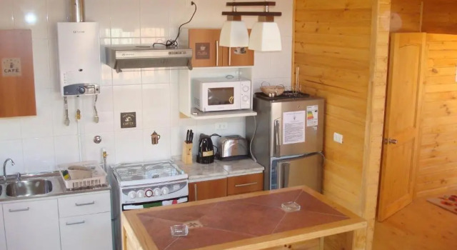 Семейное бунгало с красивым видом из окна Cabanas Roble Quemado