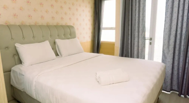 Студия Minimalist Studio At 12Th Floor Poris 88 Apartment