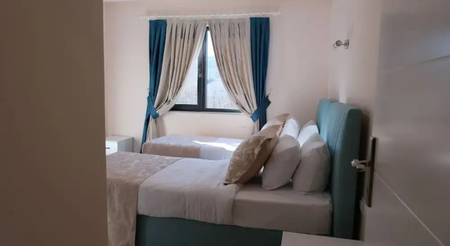 Апартаменты с 2 комнатами с балконом и с видом на море Şahin Tepesi Apart Otel