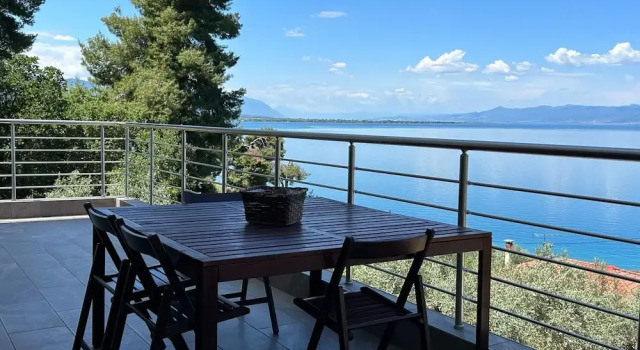 Вилла Villa Christina Asproneri With Panoramic Sea View