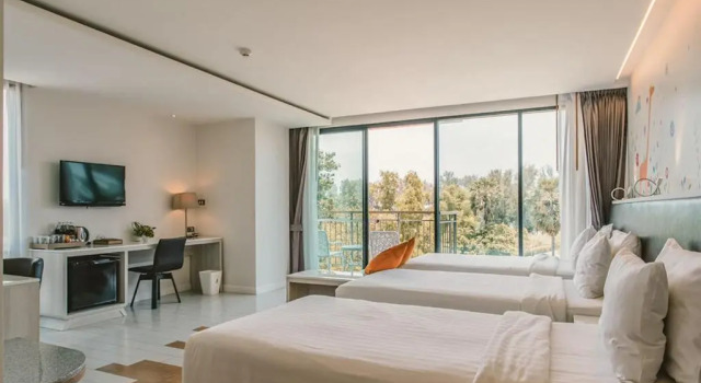 Номер семейный с видом на сад Sand Dunes Chaolao Beach Resort