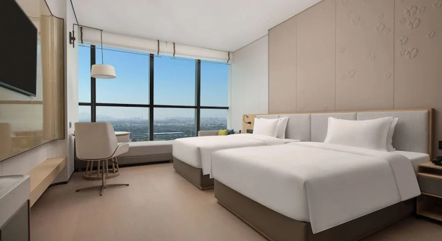 Двухместный номер Deluxe с видом на озеро Wyndham Foshan Nanhai