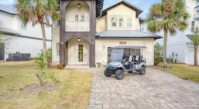 Коттедж Sleeps 18 Luxe 30A Beach Home w/ Resort Pool + Outdoor Fireplace