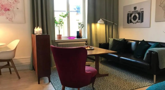 Bohemian and light one room apartment in SoFo 31sqm, Reservar Apartamento Estocolmo Estocolmo