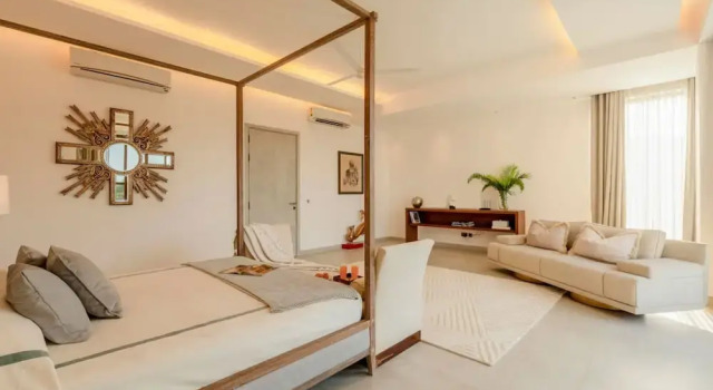Lux 4bhk w Elevated Pool 3km to Beach Lazy Duck, Prenota Villa Hotel a Goa con parcheggio, Parcheggio