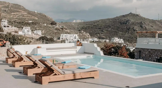 Вилла Villa of Roses in Naxos - Private villa with pool