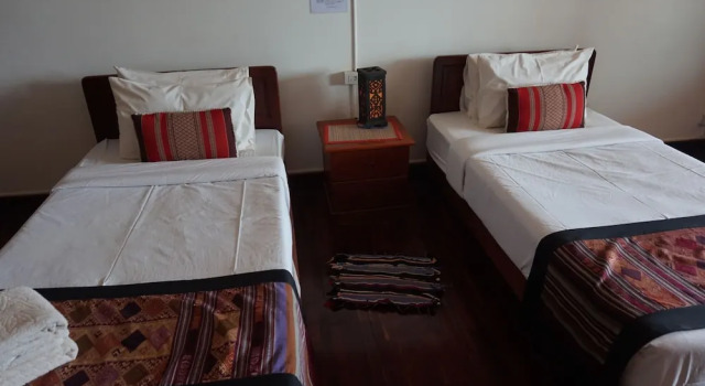Двухместный номер Superior с балконом и с видом на реку Mekong Paradise Resort