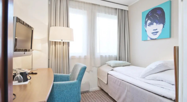 Standard Einzel Zimmer Thon Hotel Terminus