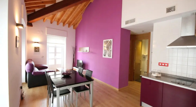 Апартаменты Deluxe с 2 комнатами с балконом и с видом на город Apartamentos Tito San Agustin