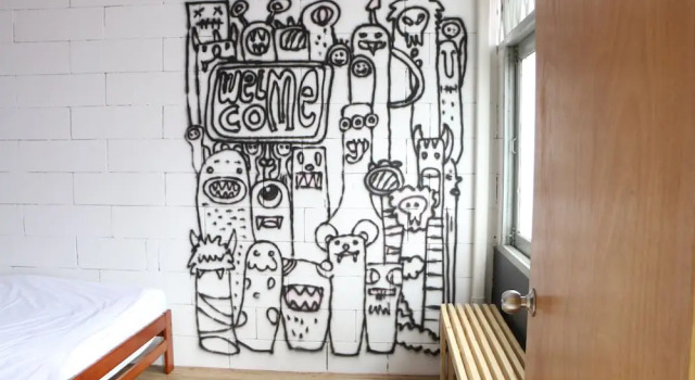 Двухместный номер Standard с балконом Norn Nung Len Cafe & Hostel