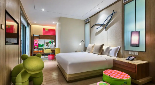Семейный номер Standard с видом на океан Crowne Plaza Ningbo Xiangshan Sea View by IHG