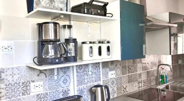 Апартаменты Apartment with pool, sea views & balcony less than 10min walk to La Mata Beach!
