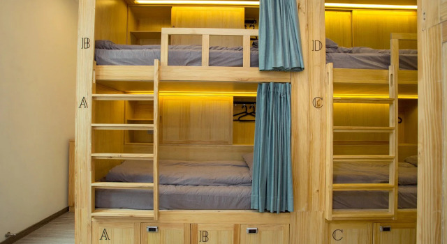 Кровать в общем номере (женский номер) Dengba Hostel Shanghai Flagship Store