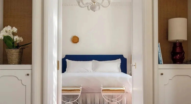 Suite doble con vista al jardín Villa Helios Capri