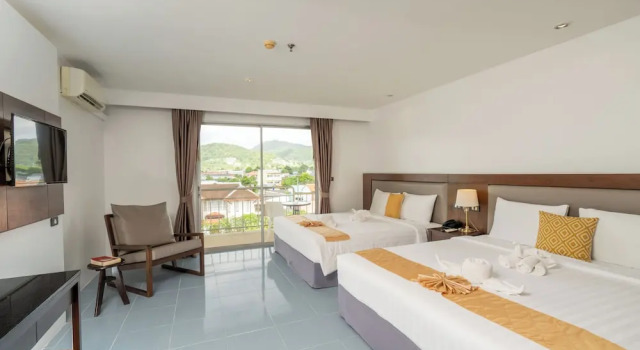 Семейный номер Standard с видом на горы Blue Beach Apartment