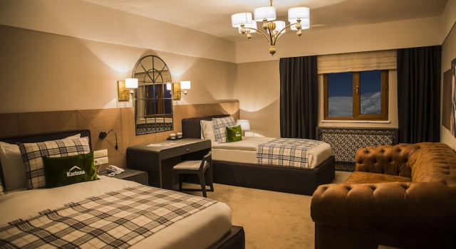Luksusowy trzyosobowy pokój Karinna Hotel Uludag