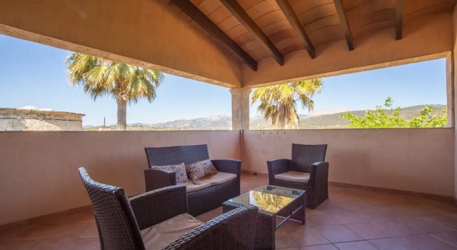 Sa Resclosa - Villa With Private Pool In Buger, Rezerwuj Willa Hotele w Majorka z parkingiem, Parking