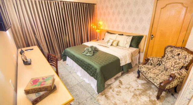 Двухместный номер Deluxe Hotel Golden Park Uberaba By Nacional Inn