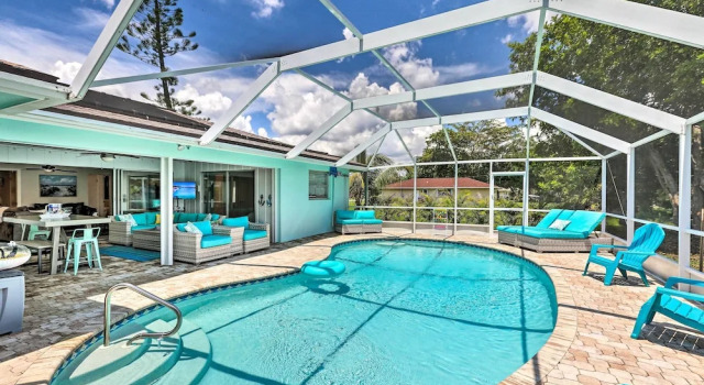 Коттедж Bright & Breezy Cape Coral Retreat w/ Pool!