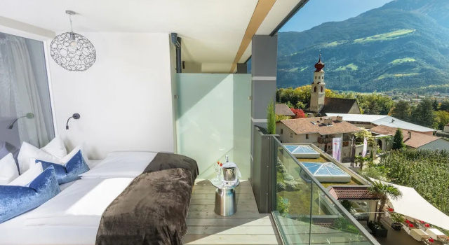 Люкс с балконом и с видом на горы Preidlhof Luxury Dolce Vita Resort