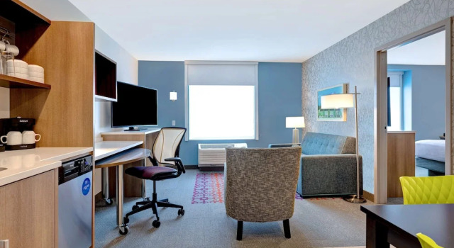 Люкс c 1 комнатой Home2 Suites By Hilton Lincolnshire Chicago