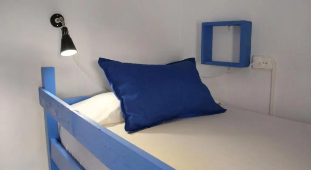 Кровать в общем номере Oasis Backpackers Toledo