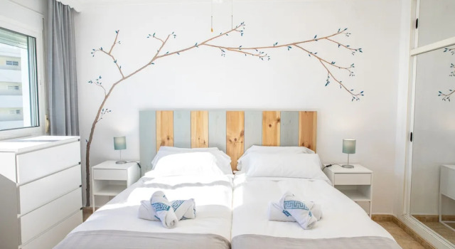 Студия с балконом и с видом на море Palm Beach Club Apartamentos Carihuela